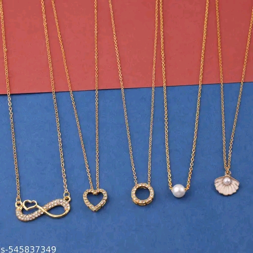 Elegant Everyday Necklace Set – Combo of 5 Necklaces*