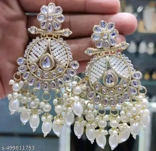 Trendy Earrings & Studs*
Base Metal: Alloy