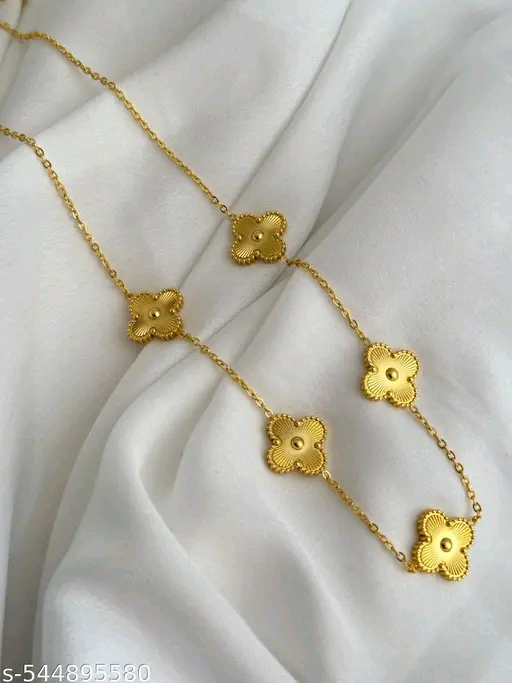 Jumsa Anti tarnish Stainless Steel Gold Nacklace*