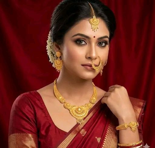 1 GM Gold Jewellery Set