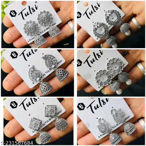 *Wonderful Earrings & Studs*
Base Metal: Alloy
